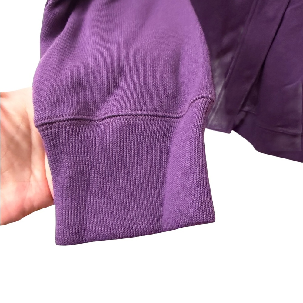 NWT Faconnable Large Plum Purple Zip-Up Bomber Jacket - Picture 7 of 11